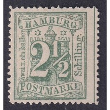 ALEMANIA 1864 ESTADO DE HAMBURGO Yv 16 NUEVA SIN GOMA 75 €